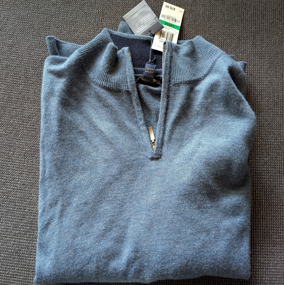 Men's Club Room Blue Sweater